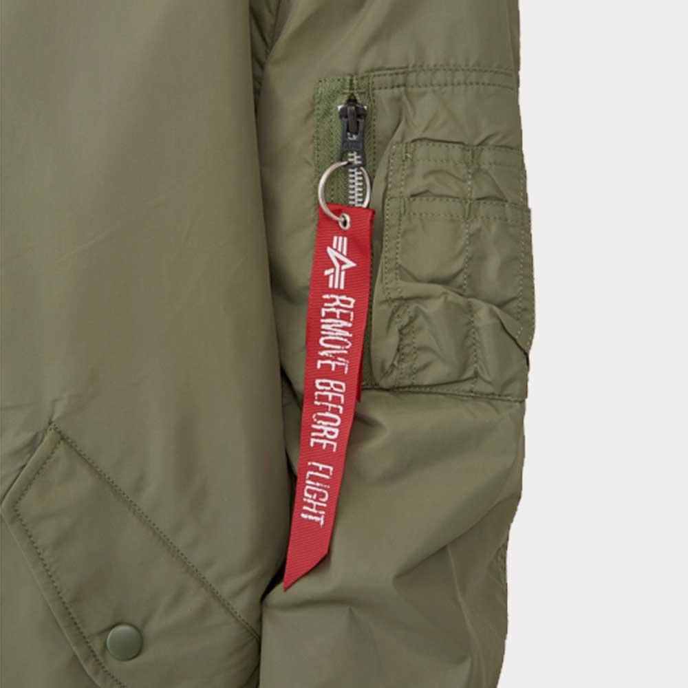 Alpha Industries Nylon Woven Jacket Sage Green Women L-2B Scout – ADDICT
