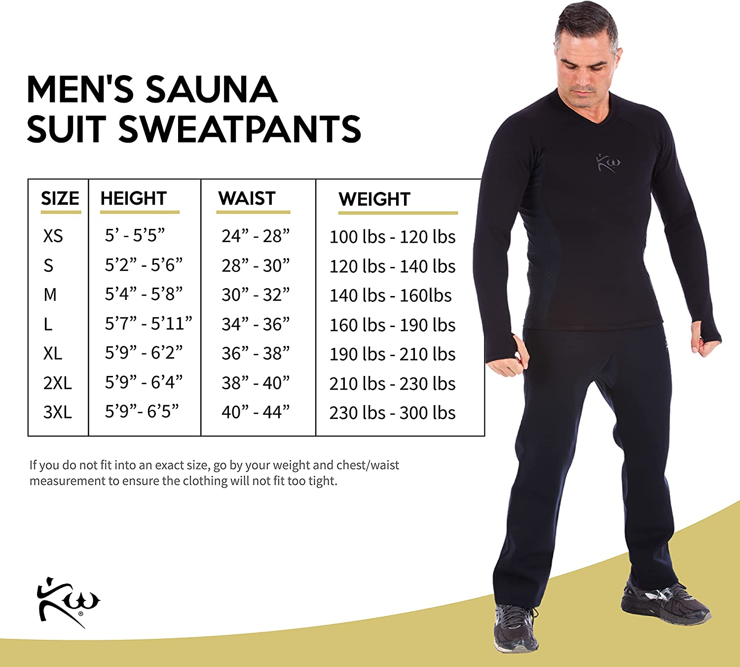 Neoprene Sauna Suit Pants V3, Weight Loss