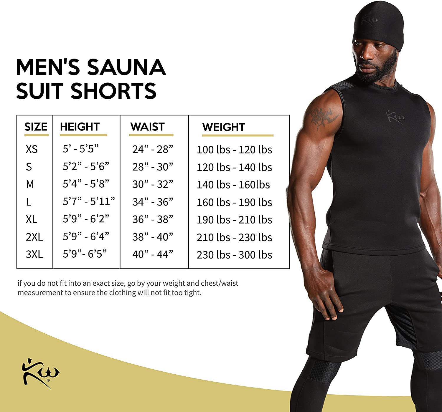 Neoprene Sauna Suit Shorts, Weight Loss