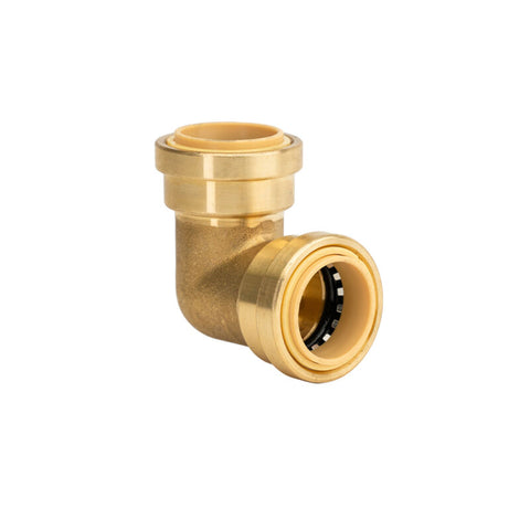 Lead Free Brass Compression Fittings - 45 Degree Elbows - 3/8 Tube O.D. x  3/8 MIP