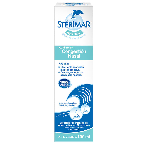 Humectante Nasal Agua Marina Hypertonic 100 Ml Sterimar Ibushak