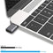 NÖRDIC USB A 3.0 OTG hona till USB C hane adapter metal svart