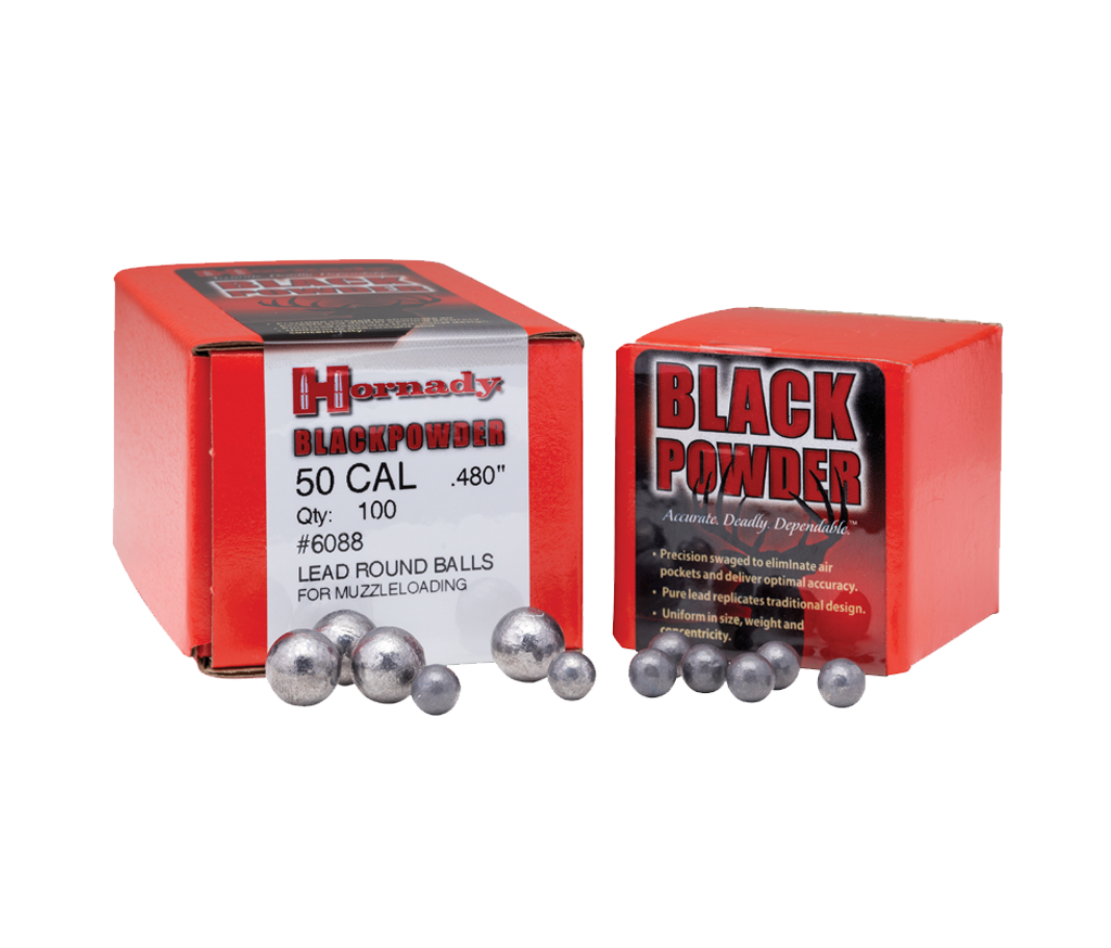 Hornady 44 Cal Lead Round Balls for Muzzleloading - Canada Brass