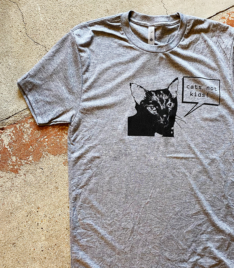 cats not kids shirt