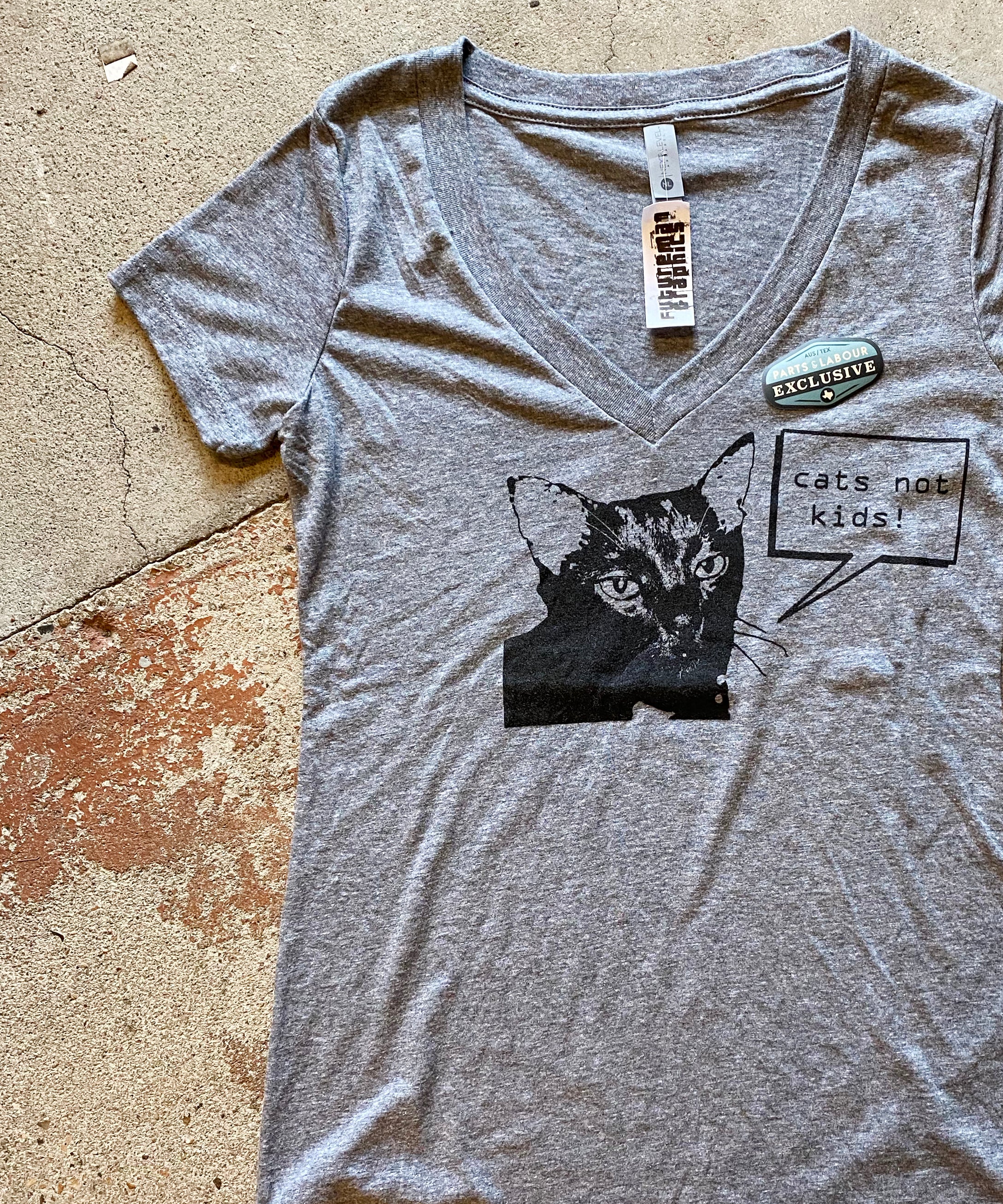 cats not kids shirt