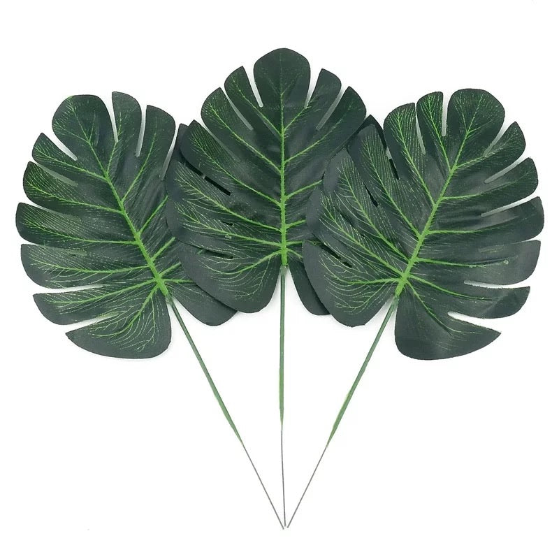 Welcome to the Jungle Green Leaf Cake Topper - Badass Balloon Co.