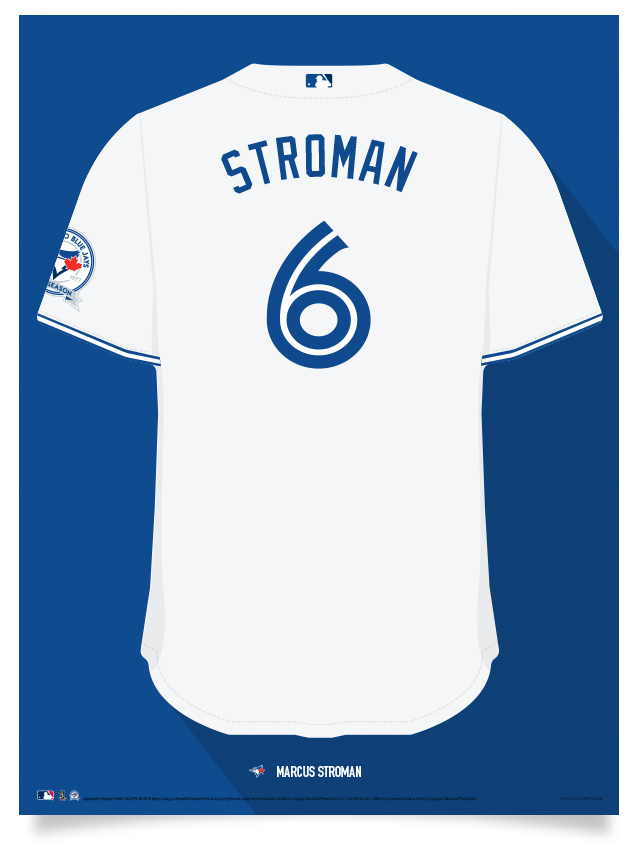 Blue Jays Marcus Stroman Jersey Print 