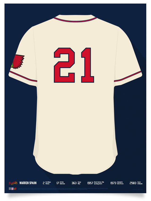 warren spahn jersey