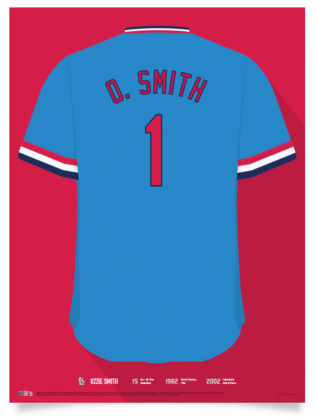 ozzie smith youth jersey