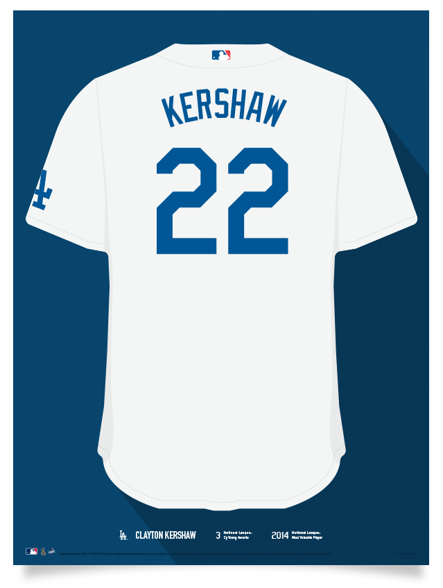 dodgers kershaw jersey