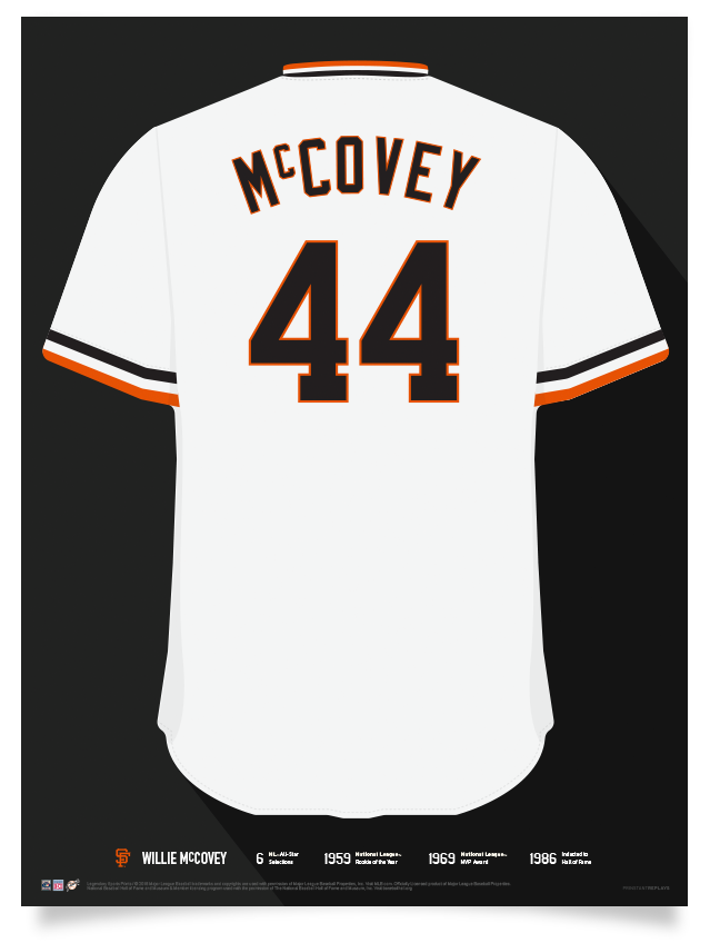 willie mccovey jersey number