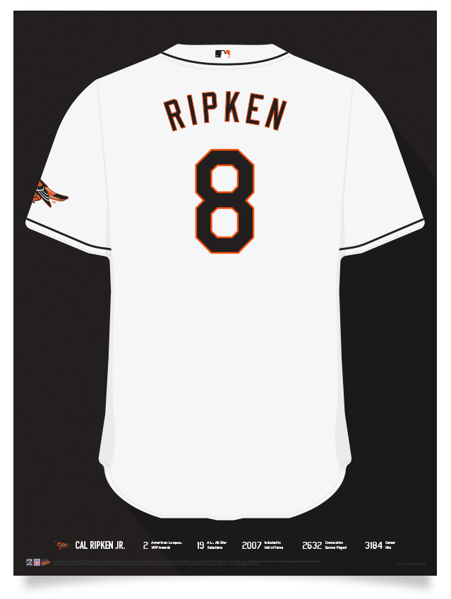 cal ripken orioles jersey