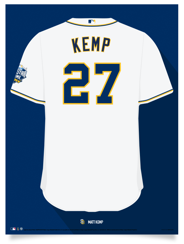 kemp padres jersey