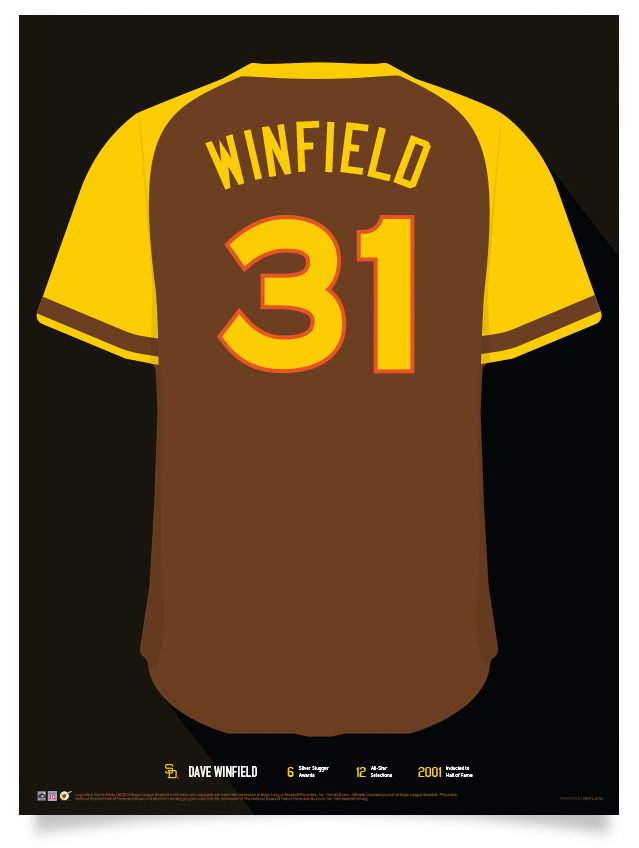 dave winfield padres jersey