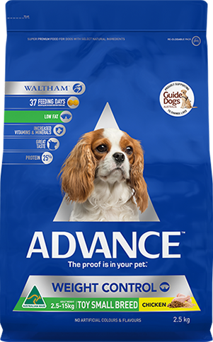 advance weight control small breed