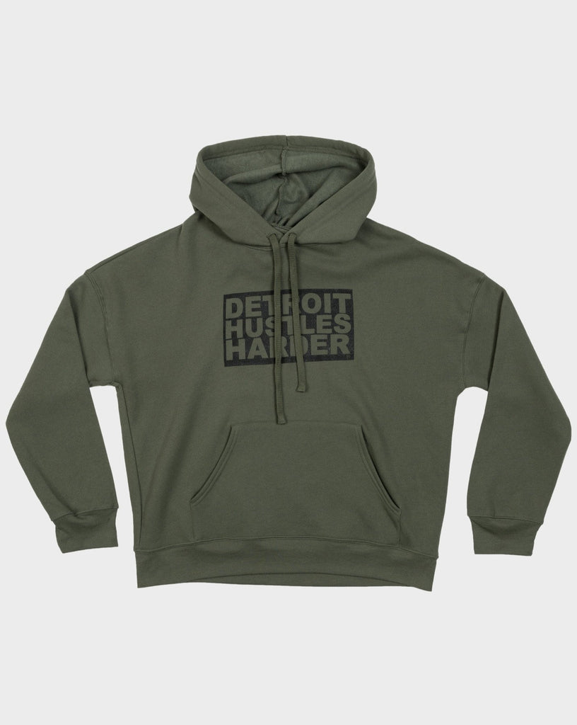 logo fleece pullover hoodie