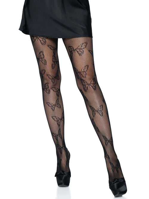 Bat Wing Sheer Tights