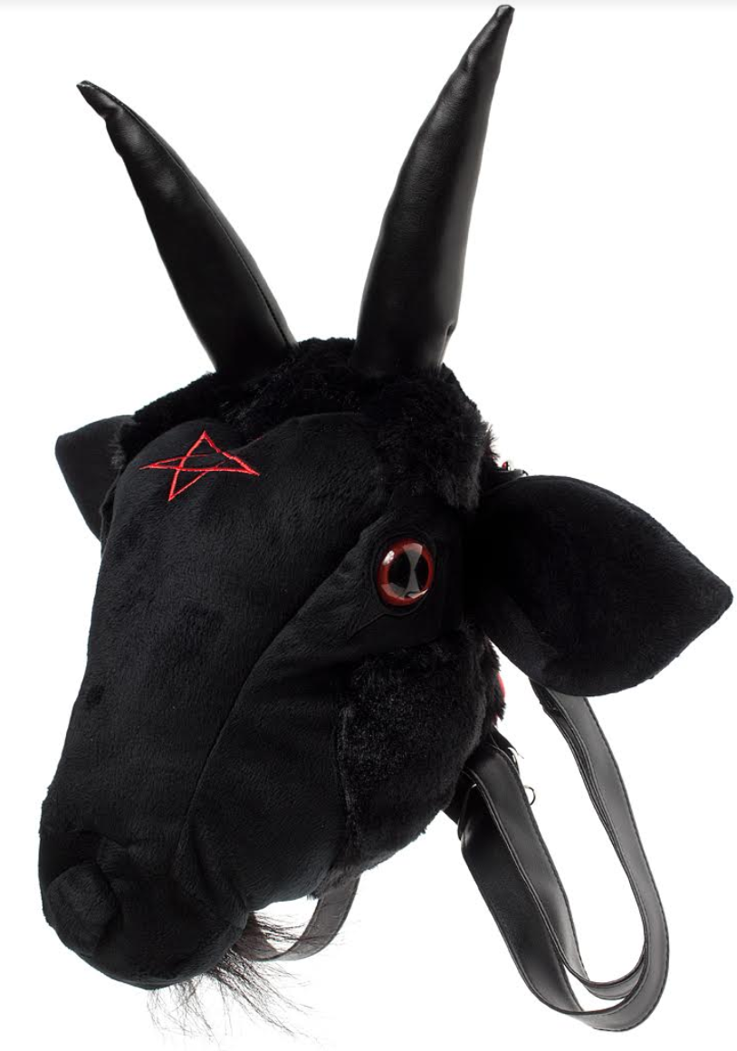 baphomet plush bag