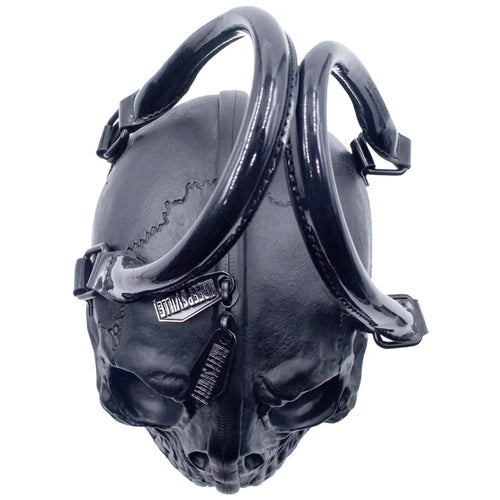 Gothic Tenebris Cut-Out Skull Shoulder Bag by Banned Alternative – Banned  Alternative