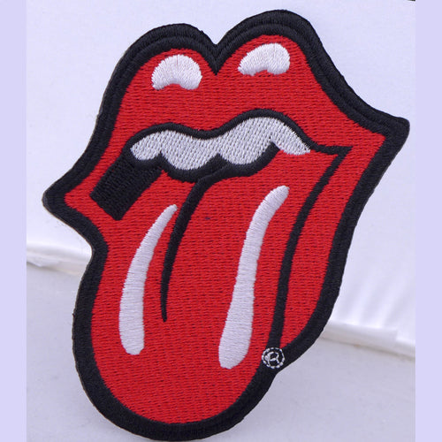 Rolling Stones Pink Classic Patch – ShirtsNThingsAZ Tongue