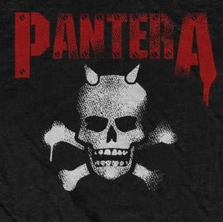 Pantera Horned Skull Stencil – ShirtsNThingsAZ