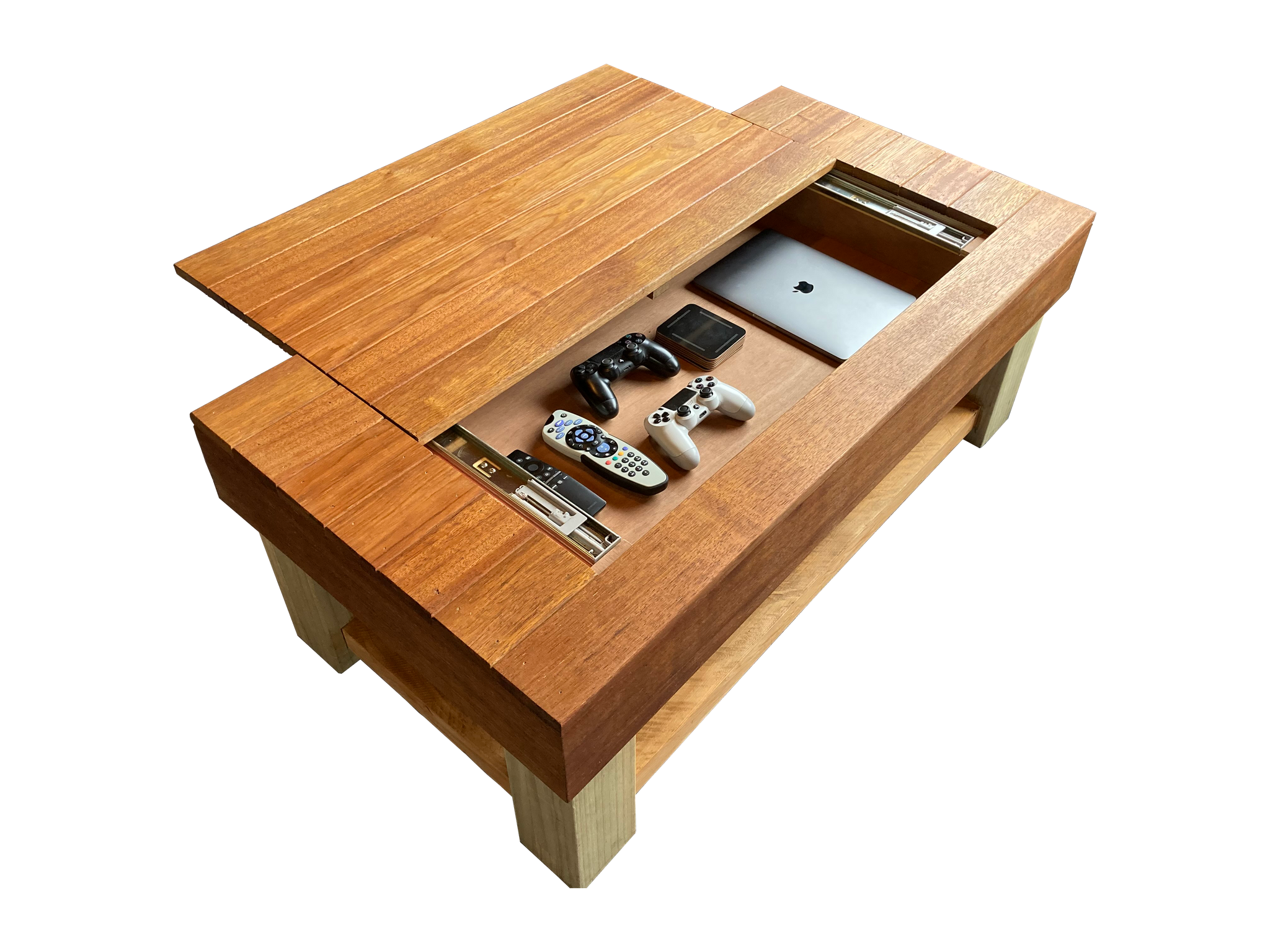 Coffee Table with Compartments