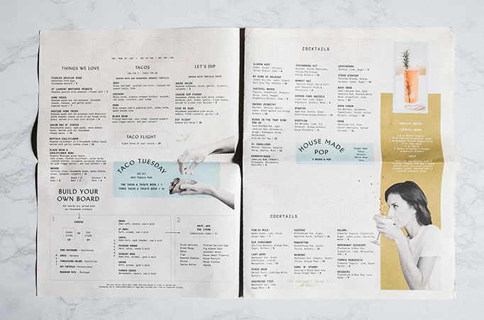 menu design