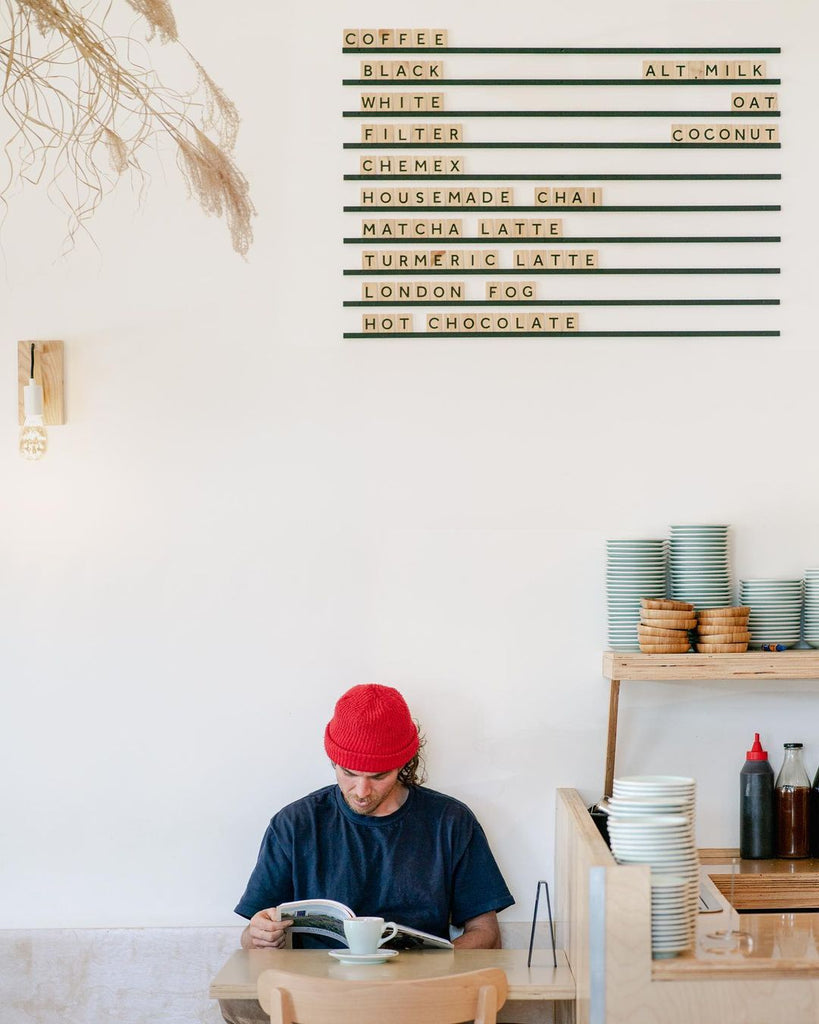 Wooden wall lettering