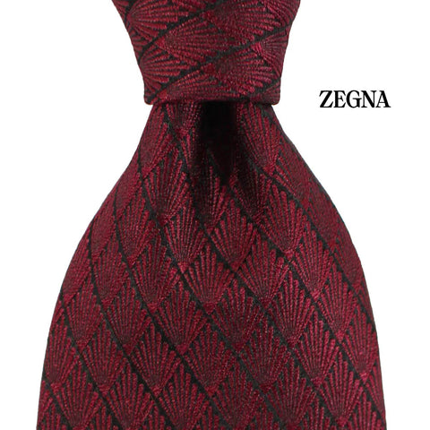 Zegna Ties Men Z2D01T1L8RE1 Silk Red Ruby 93€