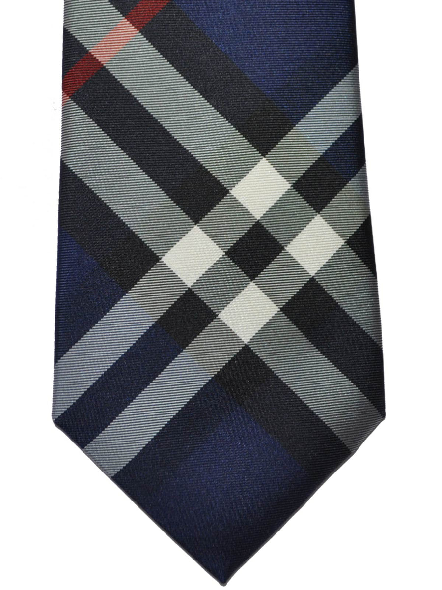 gray burberry tie