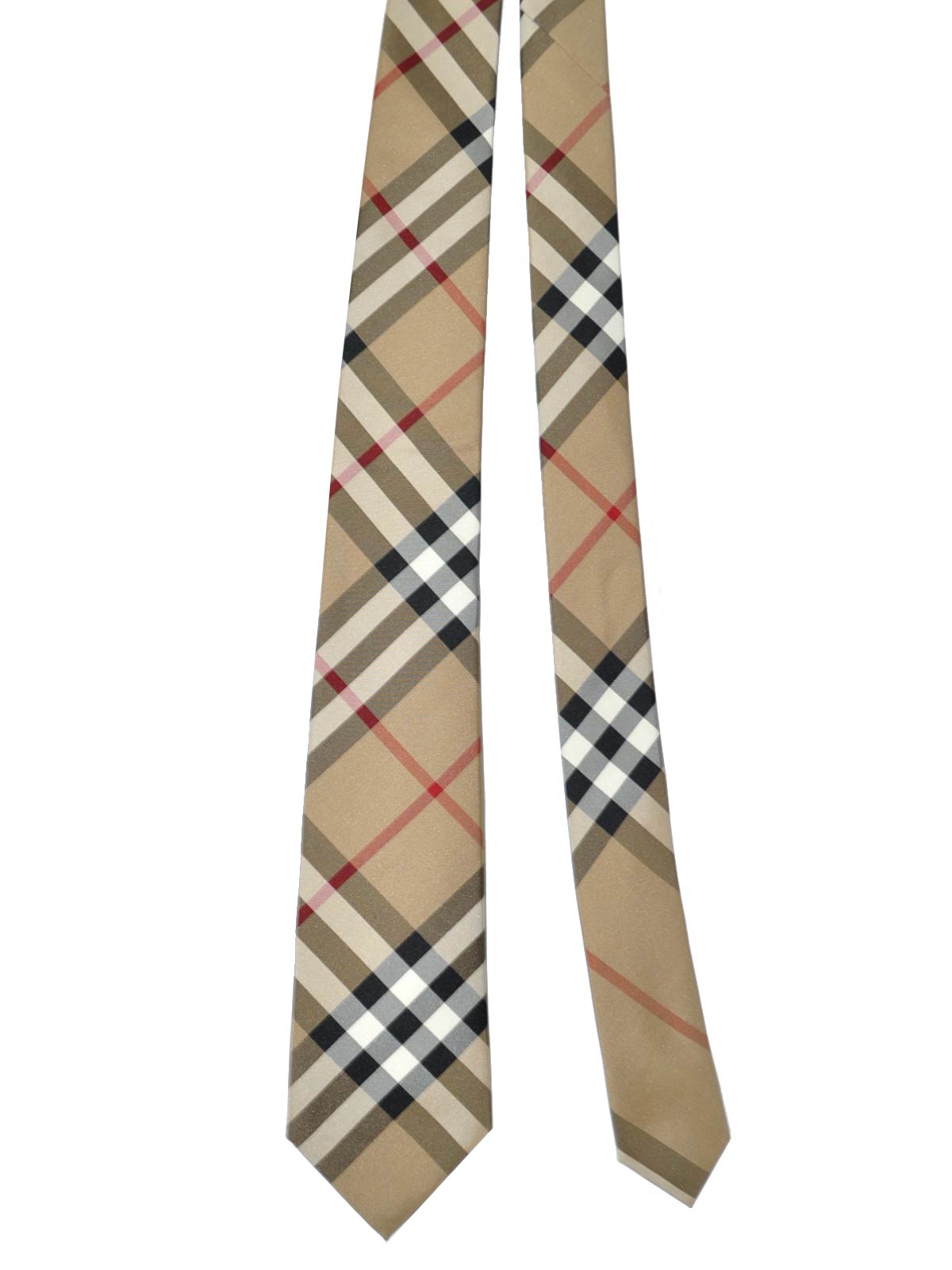 burberry check tie