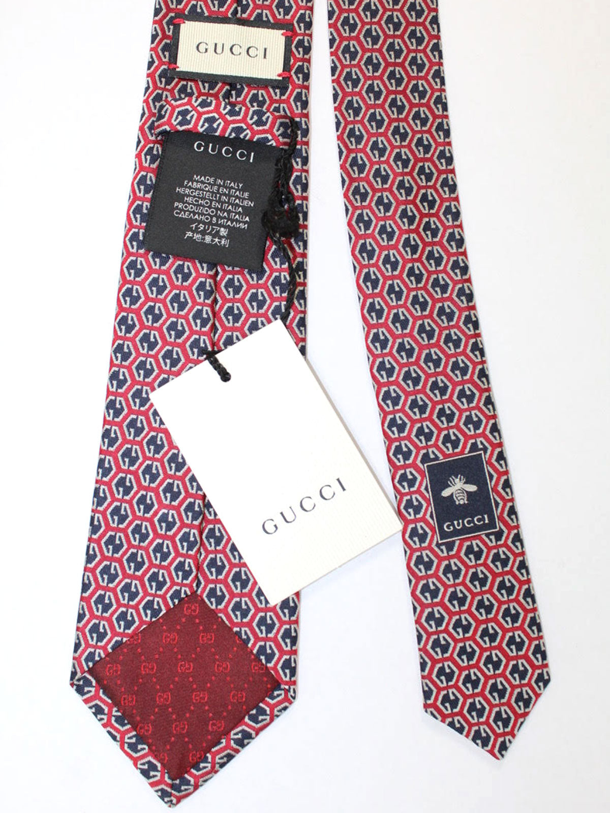 red gucci tie