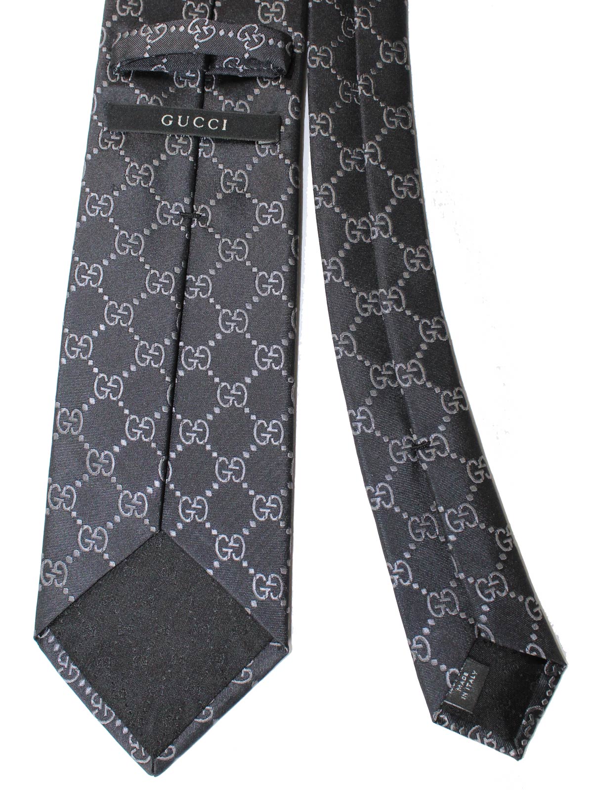 gucci logo tie