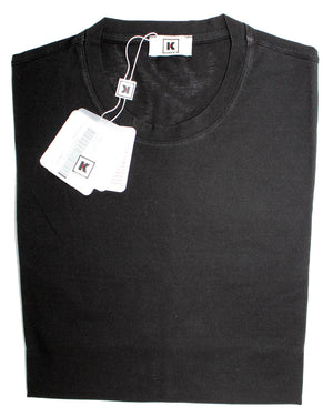 Kired Kiton T-Shirt Black Crêpe Cotton