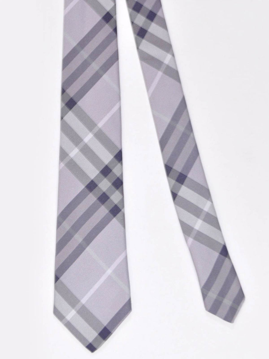 burberry manston check silk tie