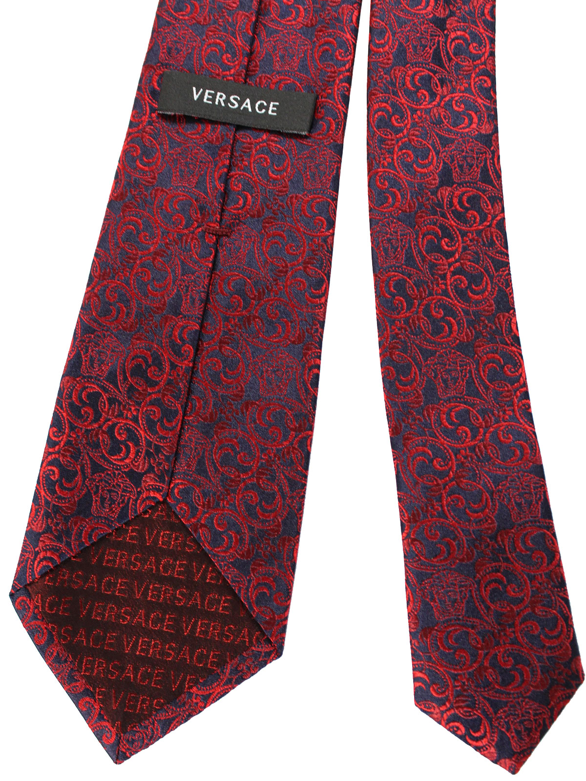 red versace tie