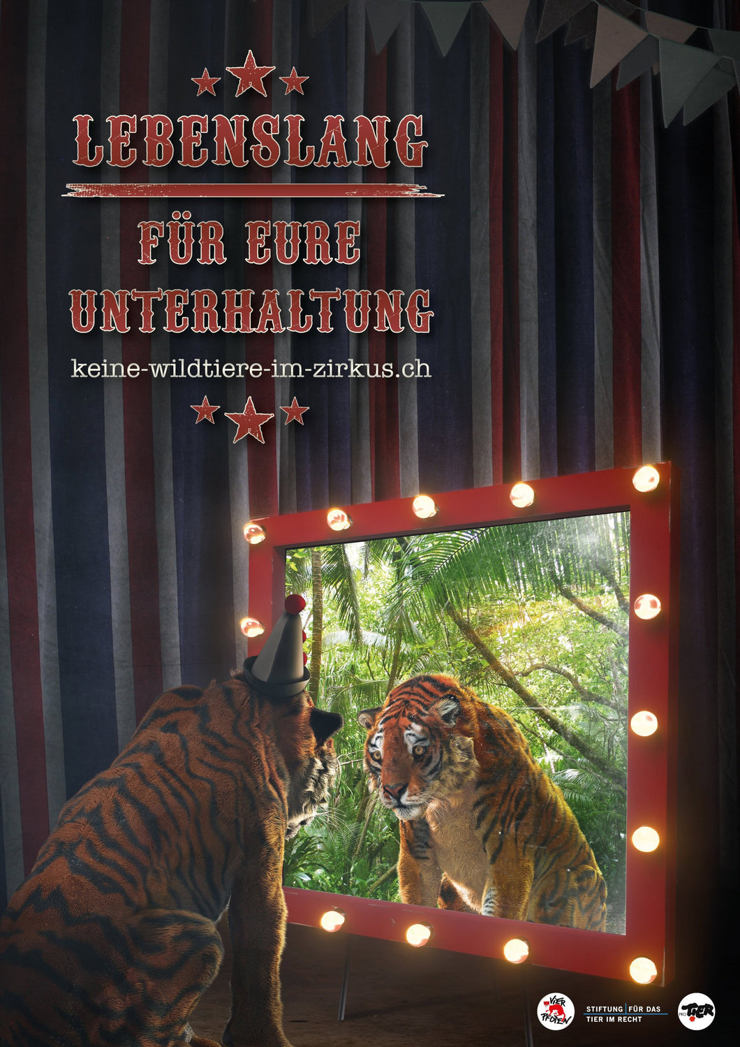 Poster Keine Wildtiere im Zirkus