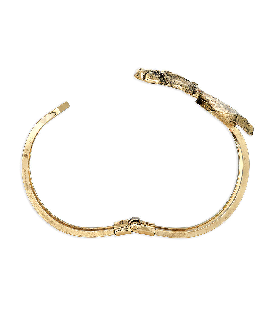 Hold Your Horses Bangle (Vintage Gold)