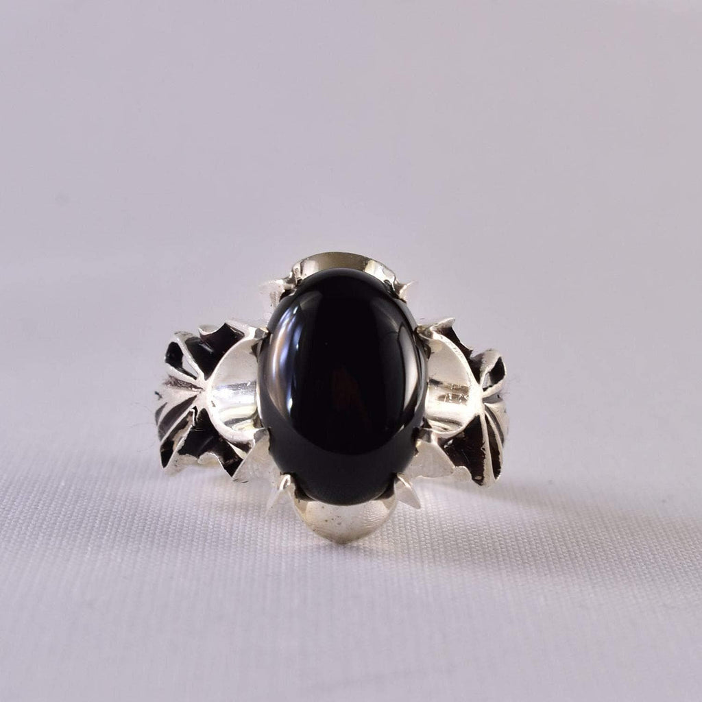 Black Aqeeq onyx aqeeq stone ring for 