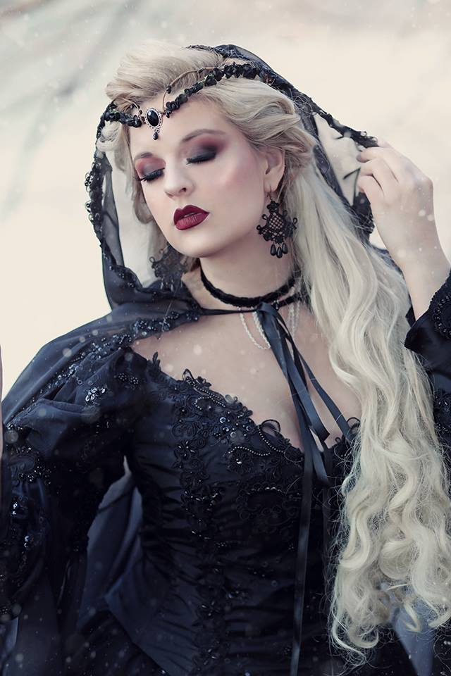 Gothic Dark Colors Sleeping Beauty Gowns – Romantic Threads