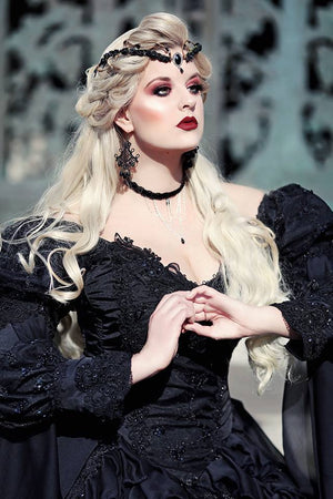 Gothic Dark Colors Sleeping Beauty Gowns – Romantic Threads