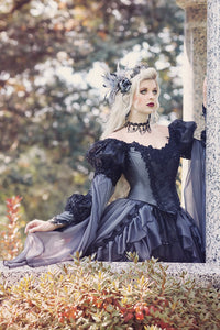 Gothic Dark Colors Sleeping Beauty Gowns – Romantic Threads