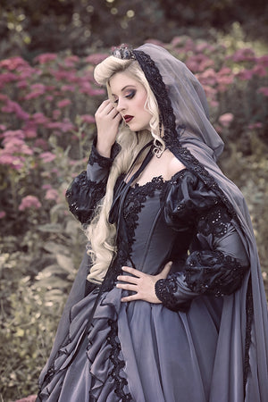 Gothic Dark Colors Sleeping Beauty Gowns – Romantic Threads