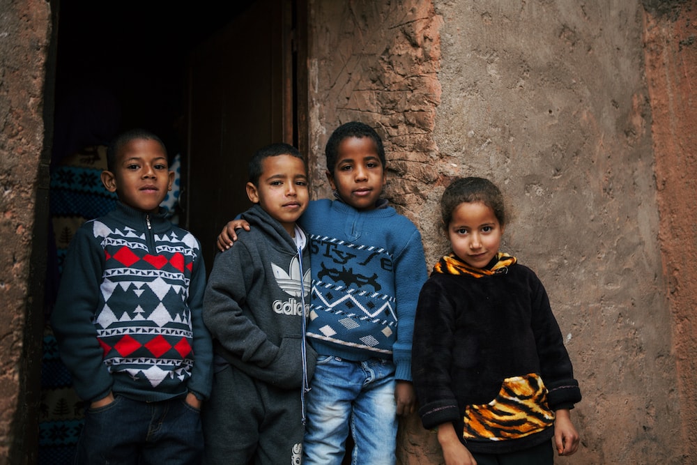 picture of children in morocco