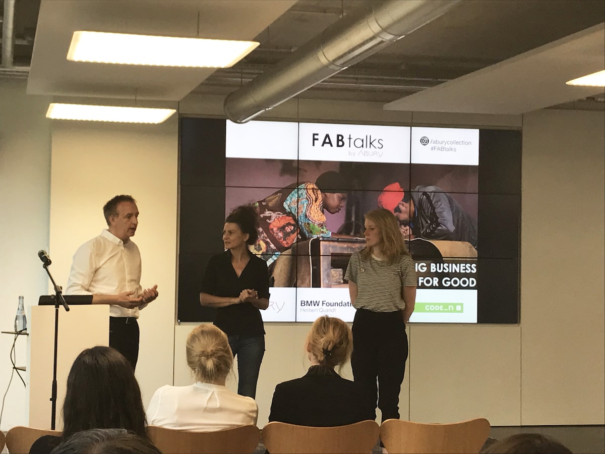 picture of the three speakers during fabtalks 23