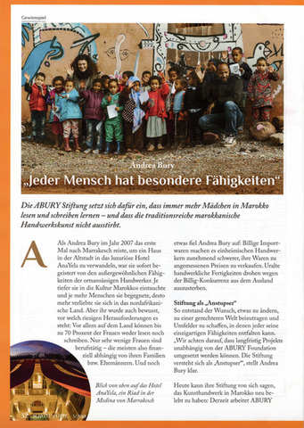 SCHÖNE JAHRE Magazine_Andrea Bury_Moroccan Children School_ABURY Foundation
