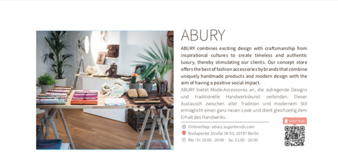 EUROWINGS Magazine_ABURY Showroom_Sustainable Fashion