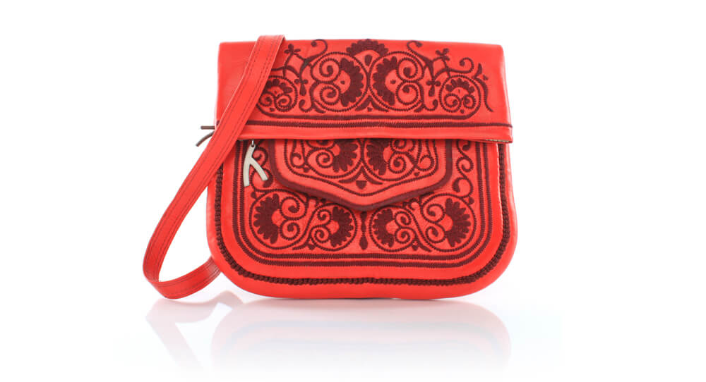 picture of the red berber bag from abury