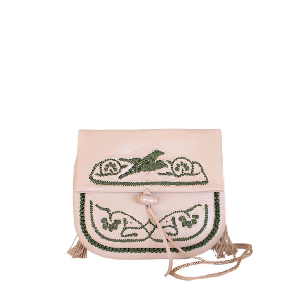 khaki green shoulder bag