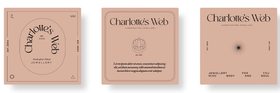 Charlotte's Web Jewellery Packaging